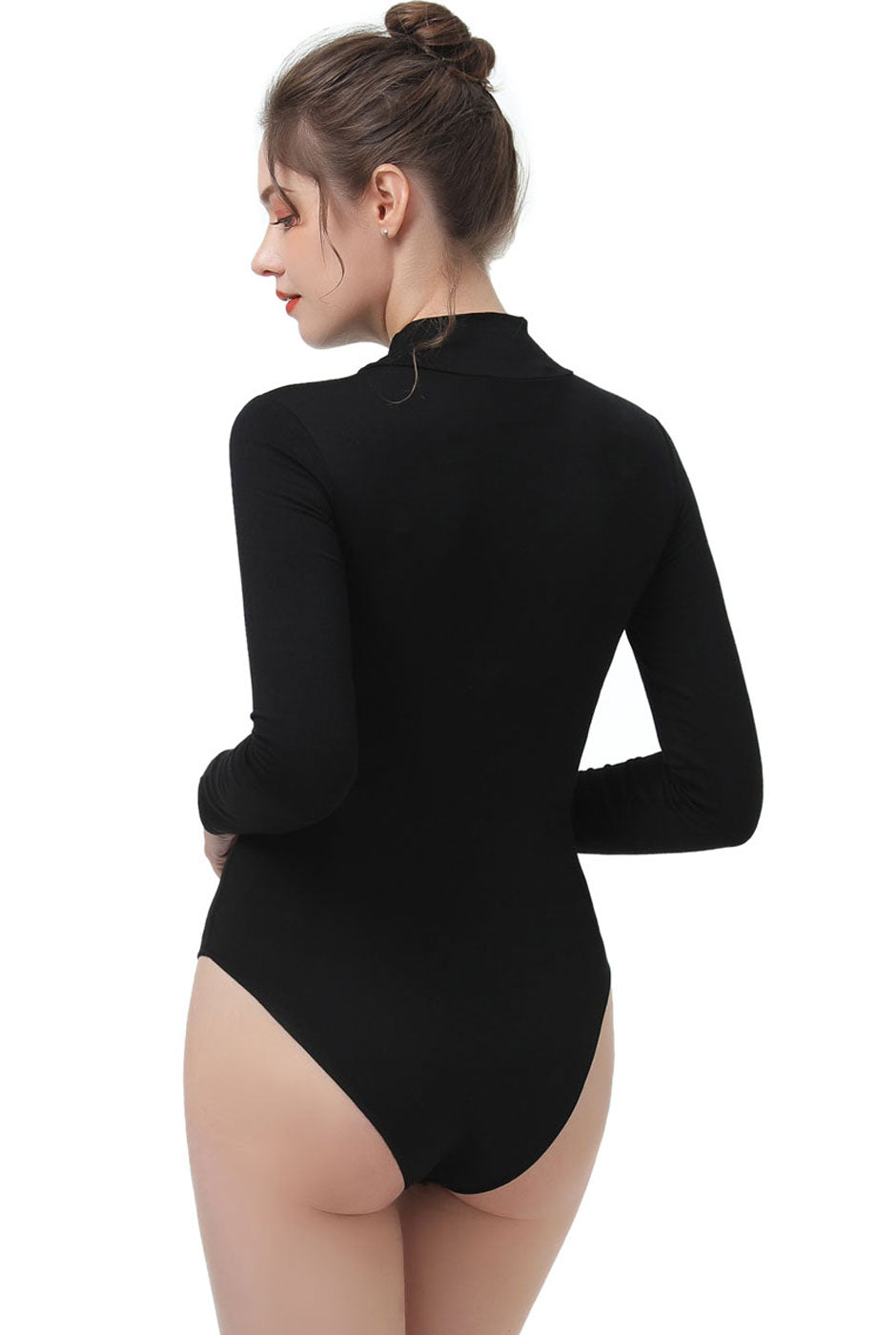 Kimi + Kai Women's Turtleneck Long Sleeve Bodysuit