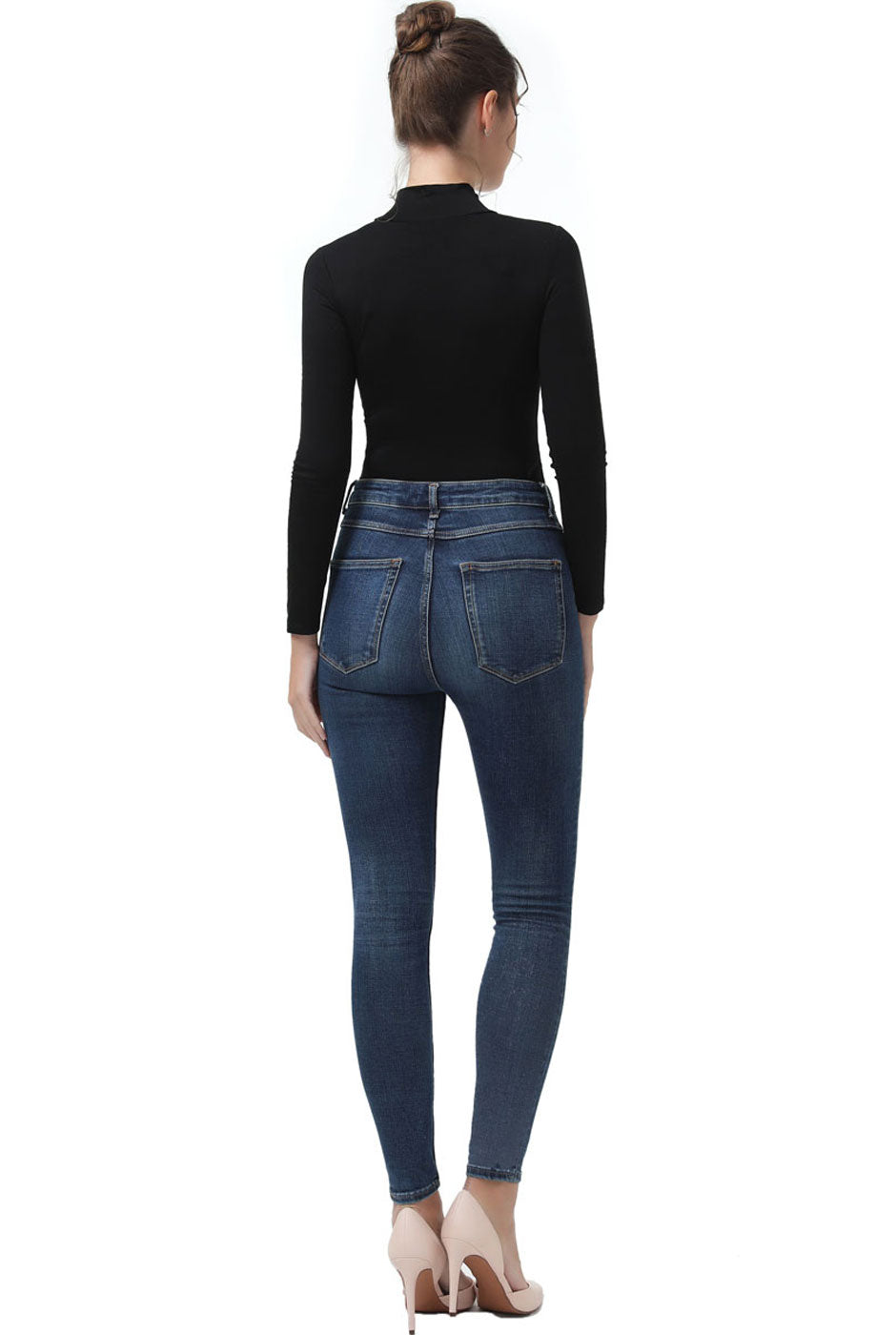 Kimi + Kai Women's Turtleneck Long Sleeve Bodysuit