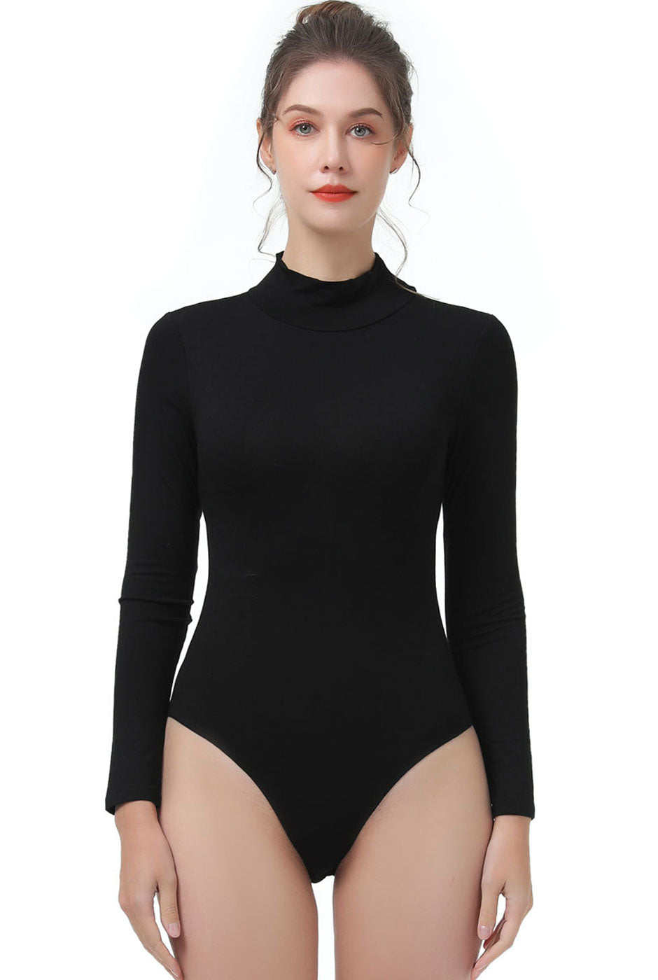 Kimi + Kai Women's Turtleneck Long Sleeve Bodysuit – kimi + kai