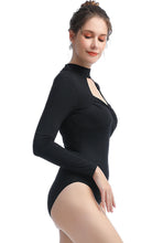 Load image into Gallery viewer, Kimi + Kai Women&#39;s &quot;Min&quot; Faux Wrap Turtle Neck Bodysuit