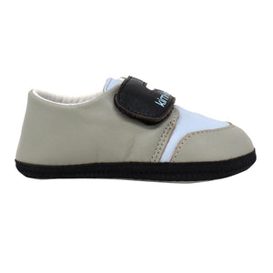 Kimi + Kai Boys Soft Sole Lambskin Leather Shoes (First Walker & Toddler)