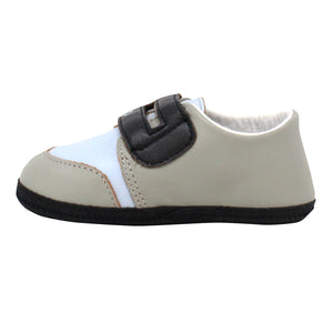 Kimi + Kai Boys Soft Sole Lambskin Leather Shoes (First Walker & Toddler)