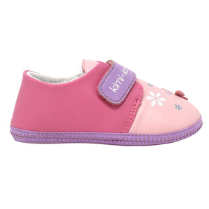 Kimi + Kai Girls Soft Sole Lambskin Leather Shoes - Butterfly (First Walker & Toddler)