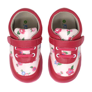 Kimi + Kai Girl's "Kloe" Floral Sneaker Shoes (First Walker & Toddler)