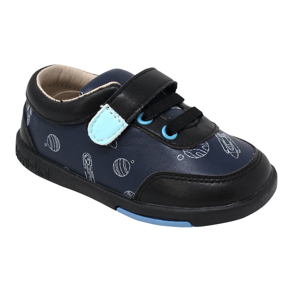 Kimi + Kai Boys Sneaker Shoes - Colton Spaceship (First Walker & Toddler)