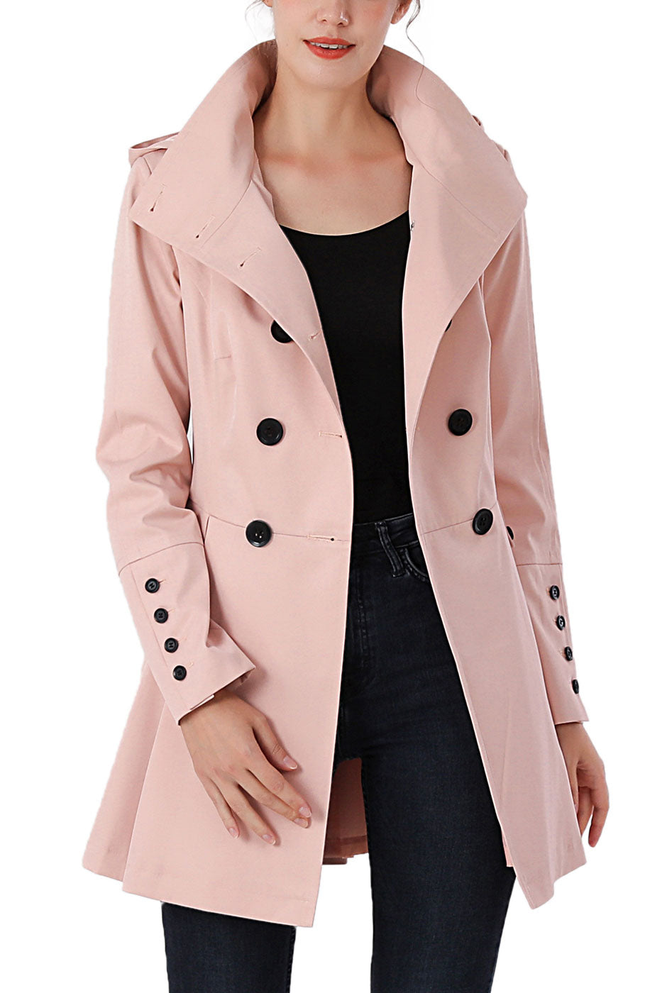 Kimi + Kai Women's Ellie Waterproof Trench Coat