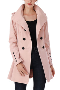 Kimi + Kai Women's "Ellie" Waterproof Trench Coat