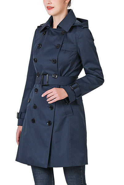 Kimi + Kai Women's "Adley" Waterproof Hooded Trench Coat