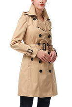 Load image into Gallery viewer, Kimi + Kai Women&#39;s &quot;Adley&quot; Waterproof Hooded Trench Coat