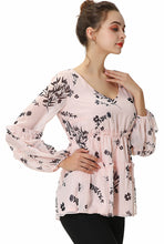 Load image into Gallery viewer, Kimi and Kai Women&#39;s &quot;Monica&quot; Chiffon Peasant Blouse