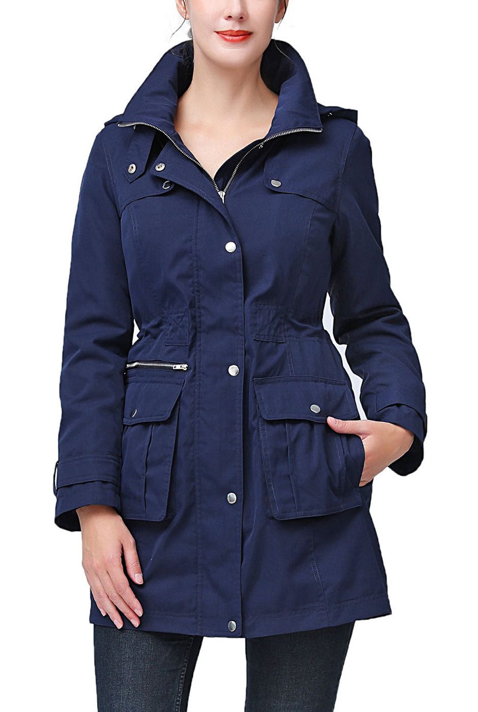 Kimi + Kai Women's Gita: Waterproof Zip Out Lined Parka Coat