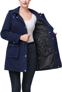 Kimi + Kai Women's "Gita: Waterproof Zip Out Lined Parka Coat