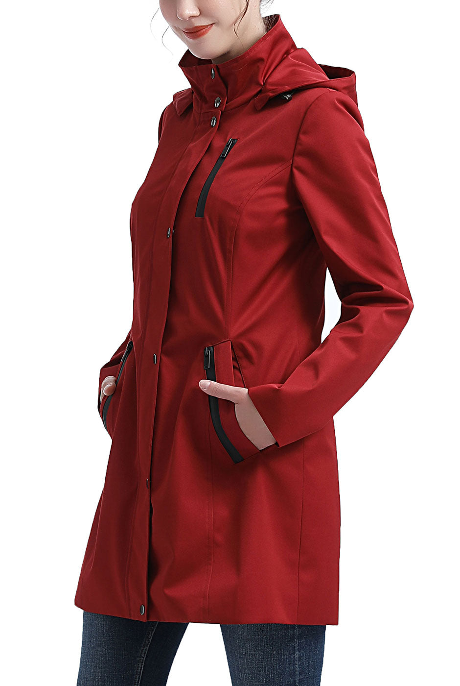 Womens hooded sales anorak jacket