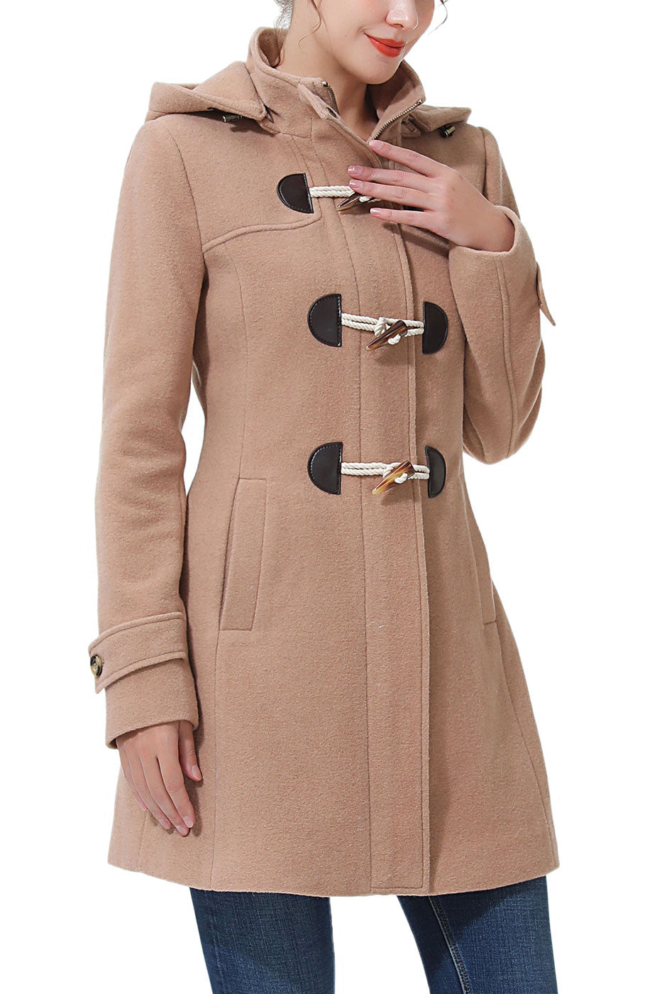 Kimi + Kai Women's Daisy Wool Toggle Coat – kimi + kai