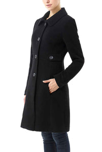 Kimi + Kai Women's "Heather" Wool Walking Coat