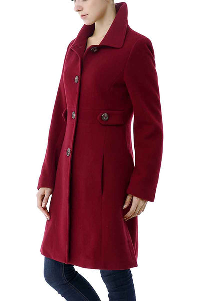 Kimi + Kai Women's "Heather" Wool Walking Coat