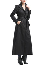 Load image into Gallery viewer, Kimi + Kai Women&#39;s &quot;Alena&quot; Waterproof Hooded Long Trench Coat