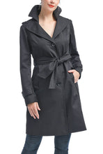 Load image into Gallery viewer, Kimi + Kai Women&#39;s &quot;Adel&quot; Waterproof Hooded Trench Coat