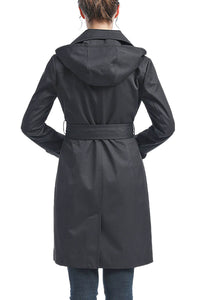 Kimi + Kai Women's "Adel" Waterproof Hooded Trench Coat