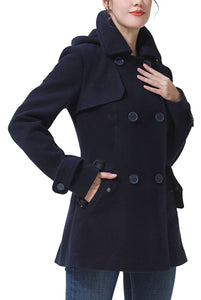 Kimi + Kai Women's "Anne" Wool Pea Coat