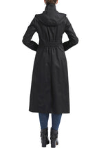 Kimi + Kai Women's "Brooke" Hooded Long Rain Coat