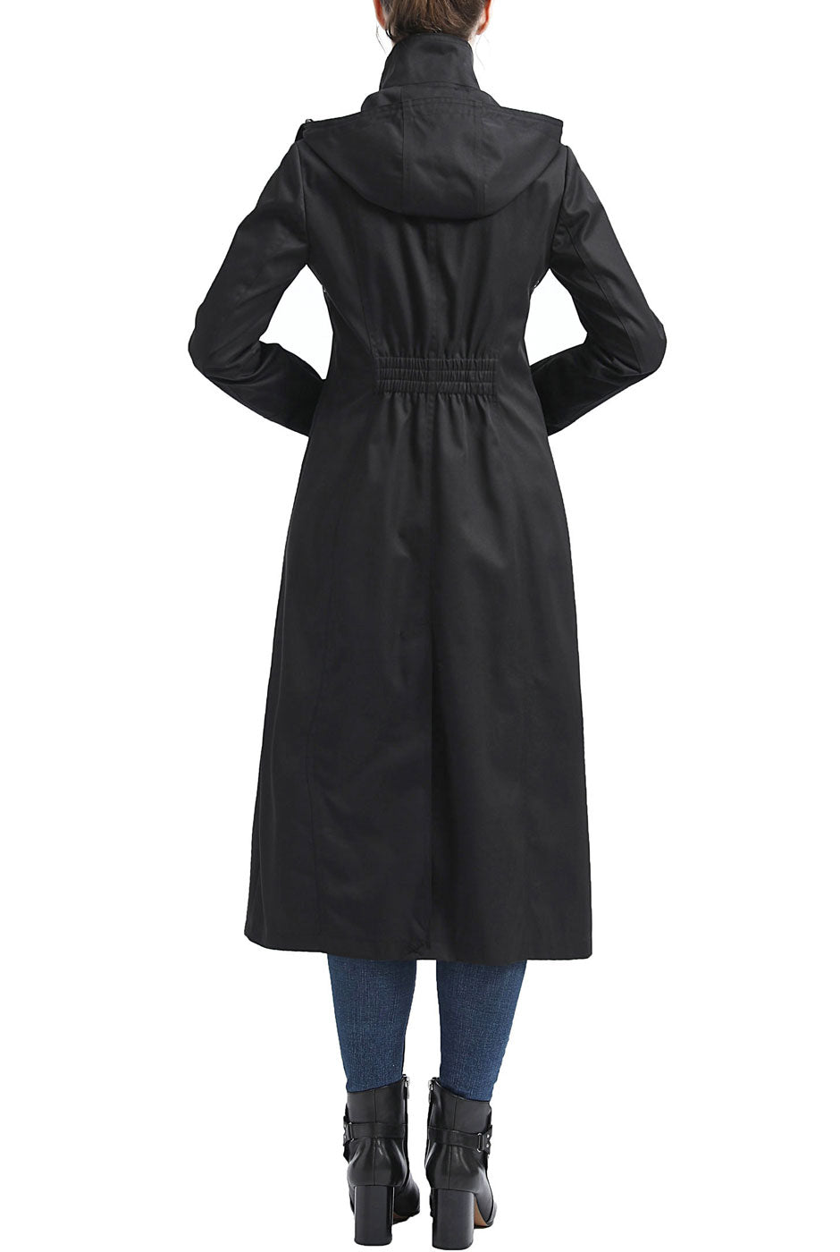 Kimi + Kai Women's "Brooke" Hooded Long Rain Coat