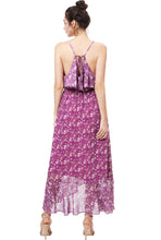 Load image into Gallery viewer, Kimi + Kai Women&#39;s &quot;Raeni&quot; Floral Print Chiffon Faux Wrap Dress