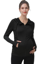 Load image into Gallery viewer, Kimi + Kai Maternity &quot;Momo&quot; Ruched Performance Jacket