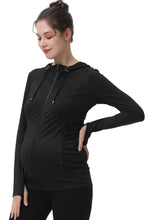 Load image into Gallery viewer, Kimi + Kai Maternity &quot;Momo&quot; Ruched Performance Jacket