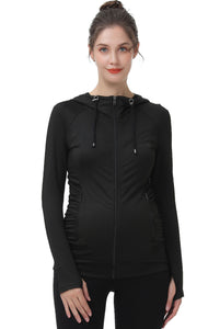 Kimi + Kai Maternity "Momo" Ruched Performance Jacket