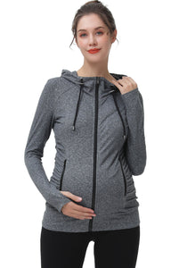 Kimi + Kai Maternity "Momo" Ruched Performance Jacket