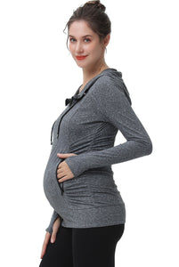 Kimi + Kai Maternity "Momo" Ruched Performance Jacket