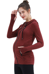 Kimi + Kai Maternity "Momo" Ruched Performance Jacket