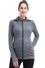 Load image into Gallery viewer, Kimi + Kai Maternity &quot;Jojo&quot; Performance Jacket with Detachable Hood