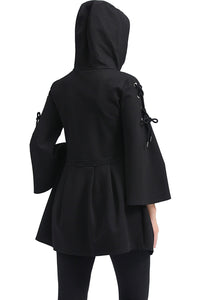 Kimi + Kai Maternity "Lyla" Fit & Flare Hooded Jacket