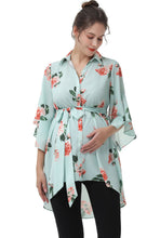 Load image into Gallery viewer, Kimi + Kai Maternity &quot;Emma&quot; Belted Nursing Blouse