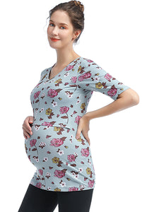 Kimi + Kai Essential Maternity & Nursing Tiered Top