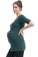 Load image into Gallery viewer, Kimi + Kai Essential Maternity &amp; Nursing Tiered Top