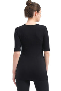 Kimi + Kai Essential Maternity & Nursing Tiered Top