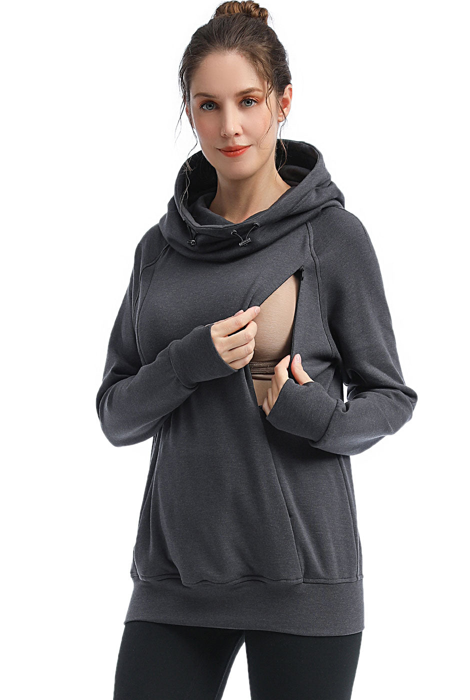 Kimi + Kai Maternity "Posie" Active Nursing Hoodie