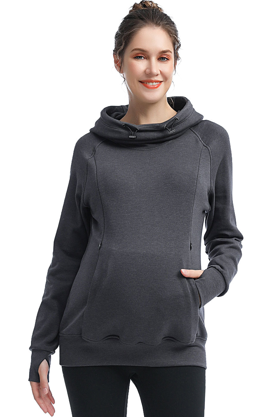 Kimi + Kai Maternity "Posie" Active Nursing Hoodie