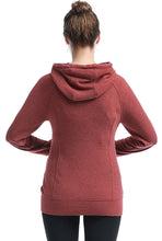 Load image into Gallery viewer, Kimi + Kai Maternity &quot;Posie&quot; Active Nursing Hoodie