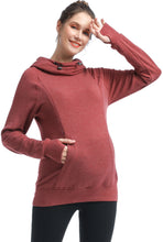 Load image into Gallery viewer, Kimi + Kai Maternity &quot;Posie&quot; Active Nursing Hoodie