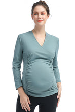 Load image into Gallery viewer, Kimi + Kai Maternity Essential Nursing Active Top