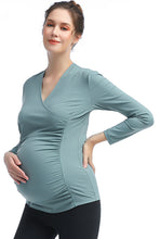 Load image into Gallery viewer, Kimi + Kai Maternity Essential Nursing Active Top