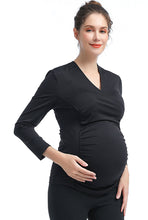 Load image into Gallery viewer, Kimi + Kai Maternity Essential Nursing Active Top