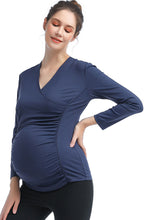 Load image into Gallery viewer, Kimi + Kai Maternity Essential Nursing Active Top