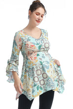 Load image into Gallery viewer, Kimi + Kai Maternity &quot;Sue&quot; Nursing A-Line Tunic