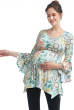 Load image into Gallery viewer, Kimi + Kai Maternity &quot;Sue&quot; Nursing A-Line Tunic