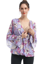 Load image into Gallery viewer, Kimi + Kai Maternity &quot;Adna&quot; Nursing Blouse